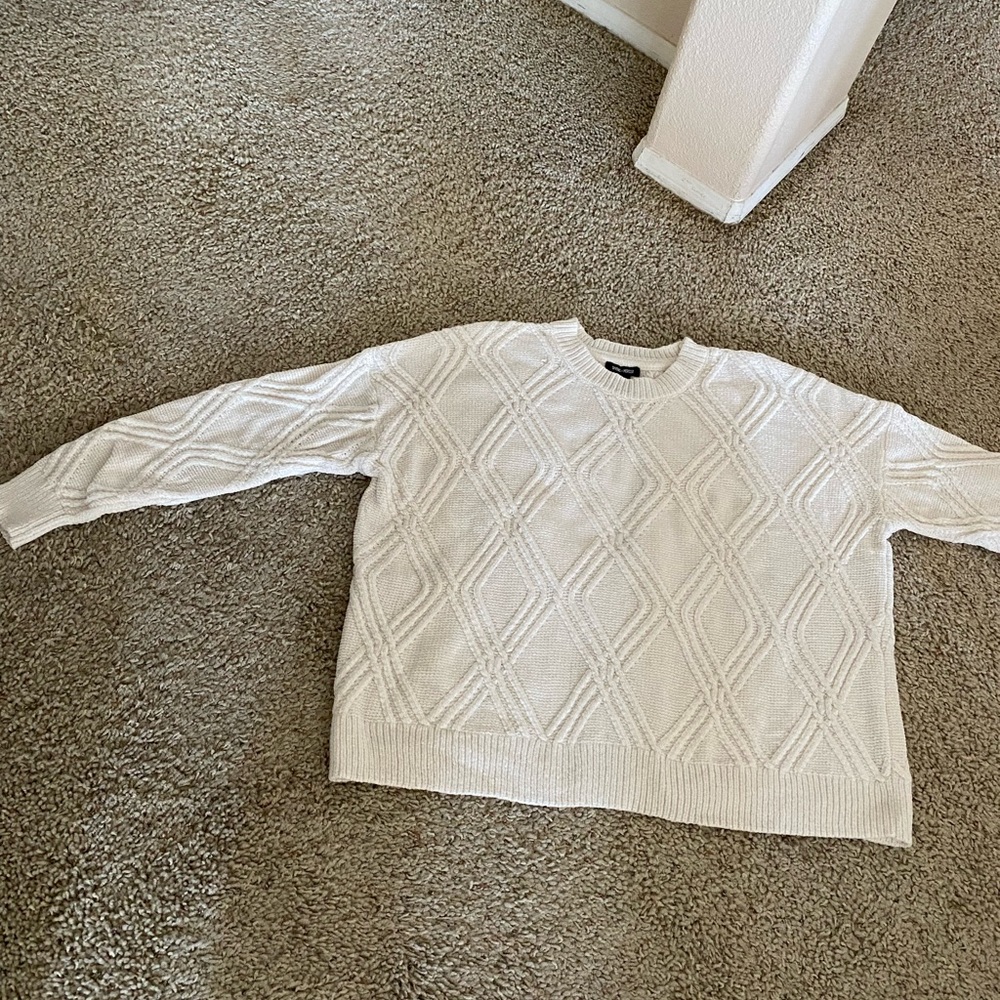 Super Soft Sweater! Light, airy and great for layering. Wear in any weather!